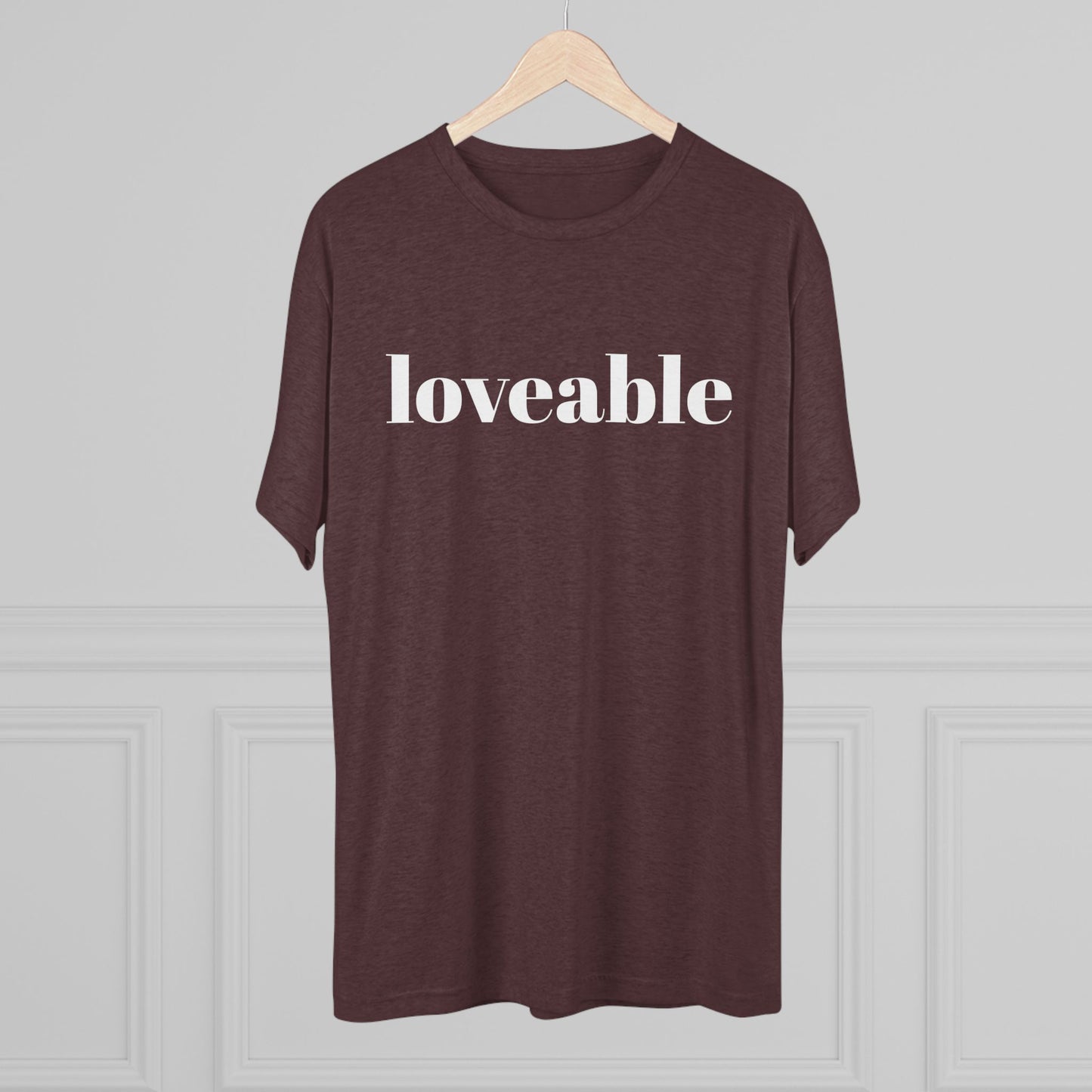 Loveable Tee — Inspirational Graphic T‑Shirt