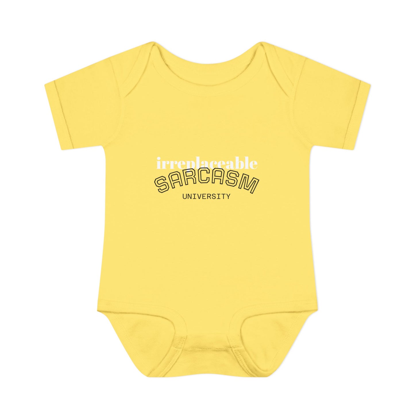 Infant Bodysuit — "Irreplaceable" with Isaiah 43:1 Inspirational Baby Onesie