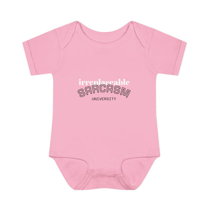 Infant Bodysuit — "Irreplaceable" with Isaiah 43:1 Inspirational Baby Onesie