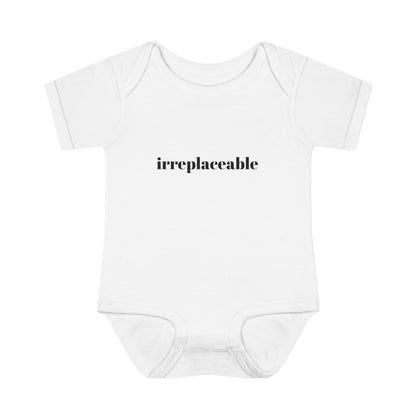 Infant Bodysuit — "Irreplaceable" with Isaiah 43:1 Inspirational Baby Onesie