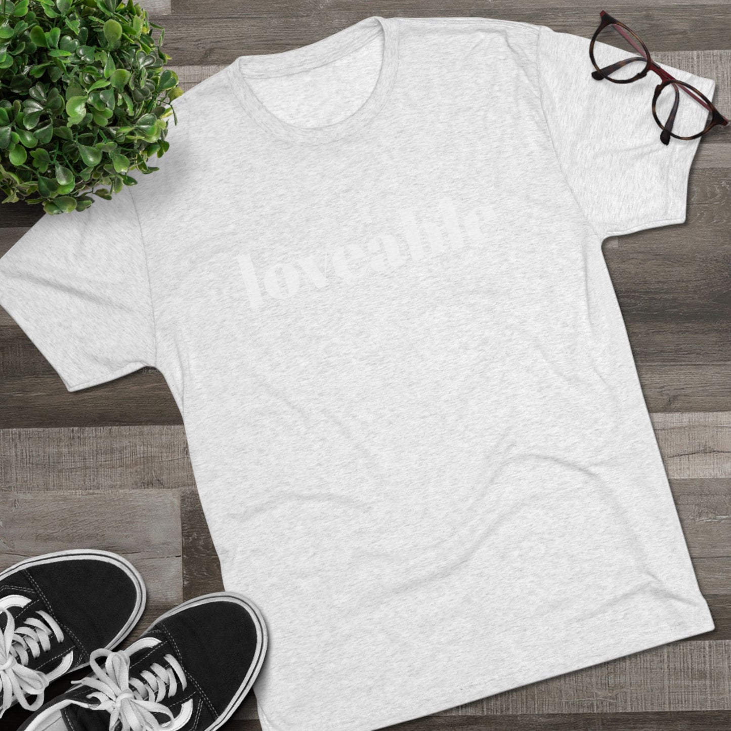 Loveable Tee — Inspirational Graphic T‑Shirt