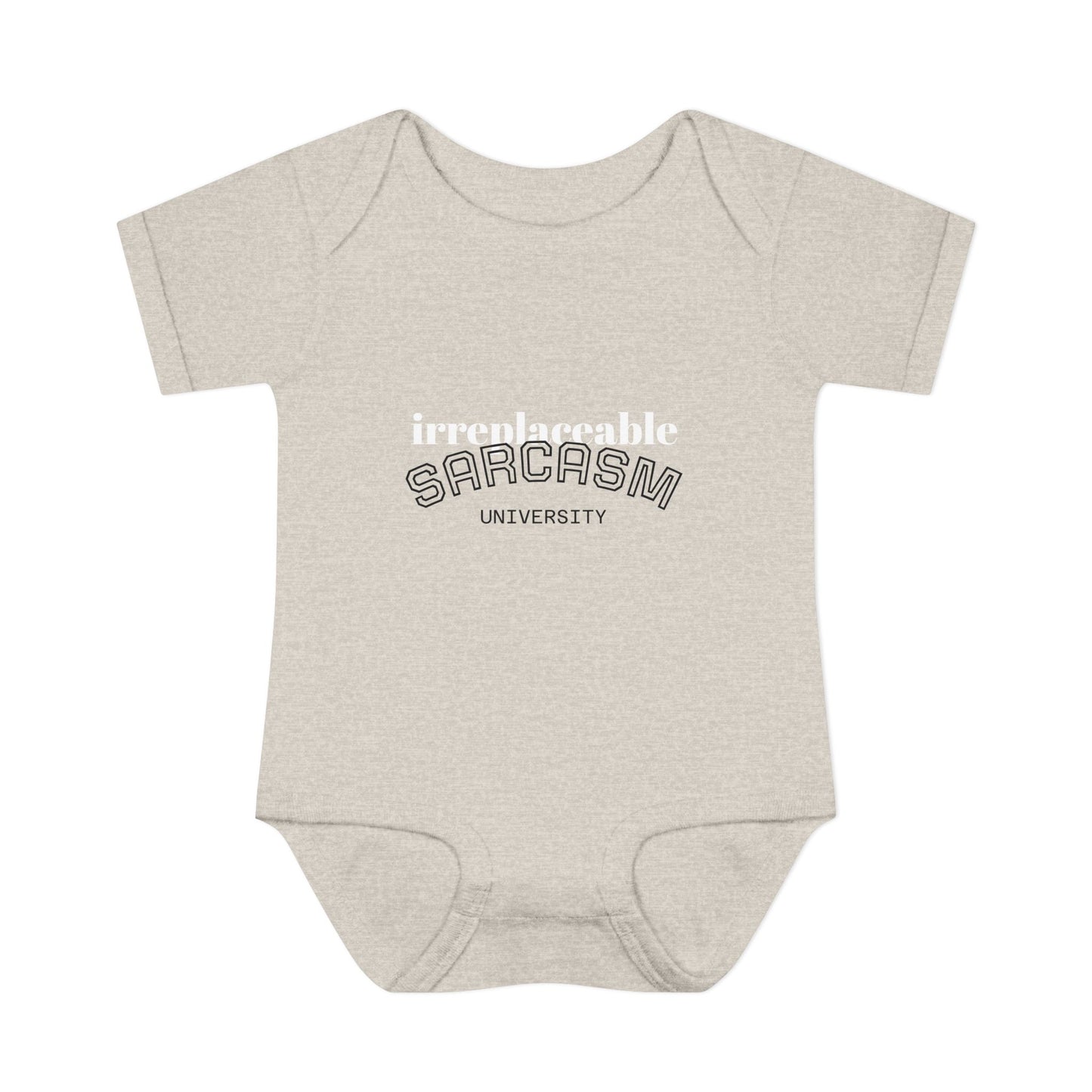 Infant Bodysuit — "Irreplaceable" with Isaiah 43:1 Inspirational Baby Onesie