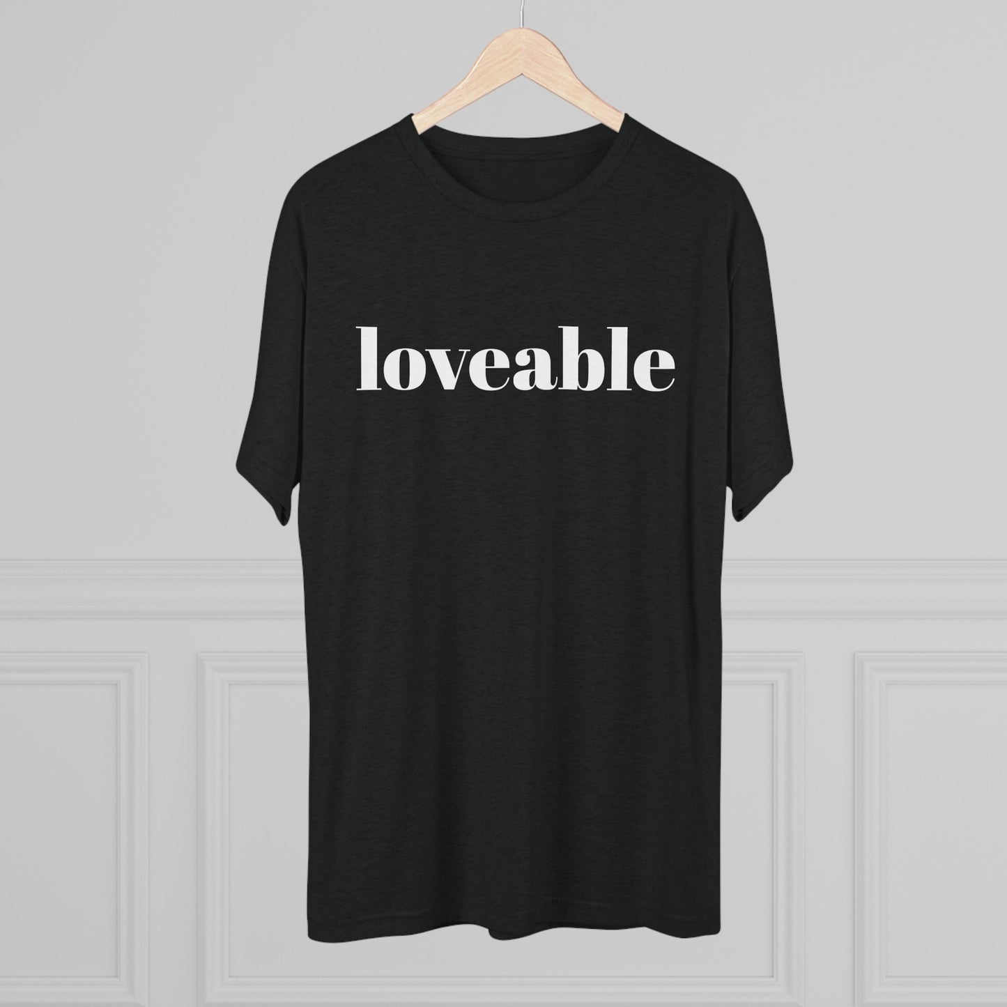 Loveable Tee — Inspirational Graphic T‑Shirt