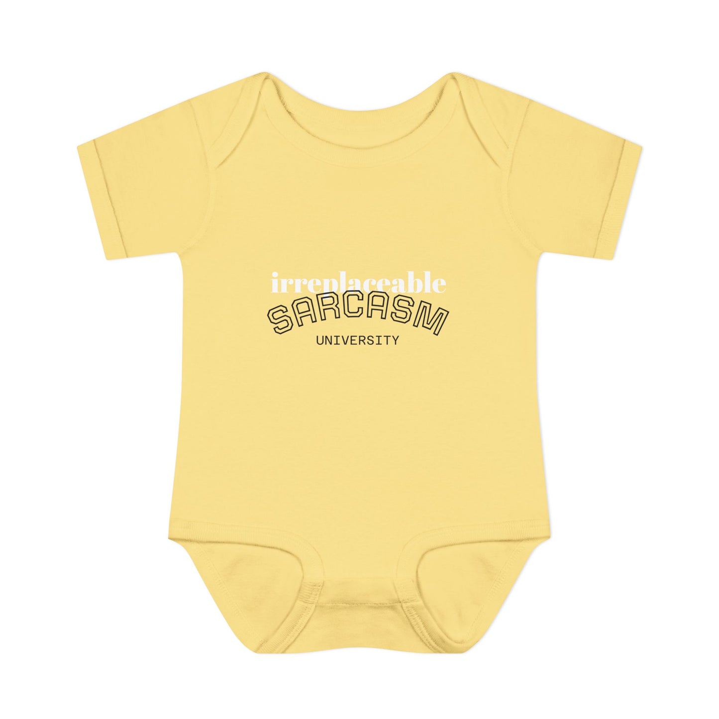 Infant Bodysuit — "Irreplaceable" with Isaiah 43:1 Inspirational Baby Onesie