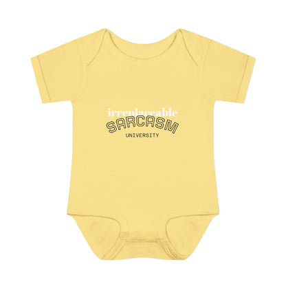 Infant Bodysuit — "Irreplaceable" with Isaiah 43:1 Inspirational Baby Onesie
