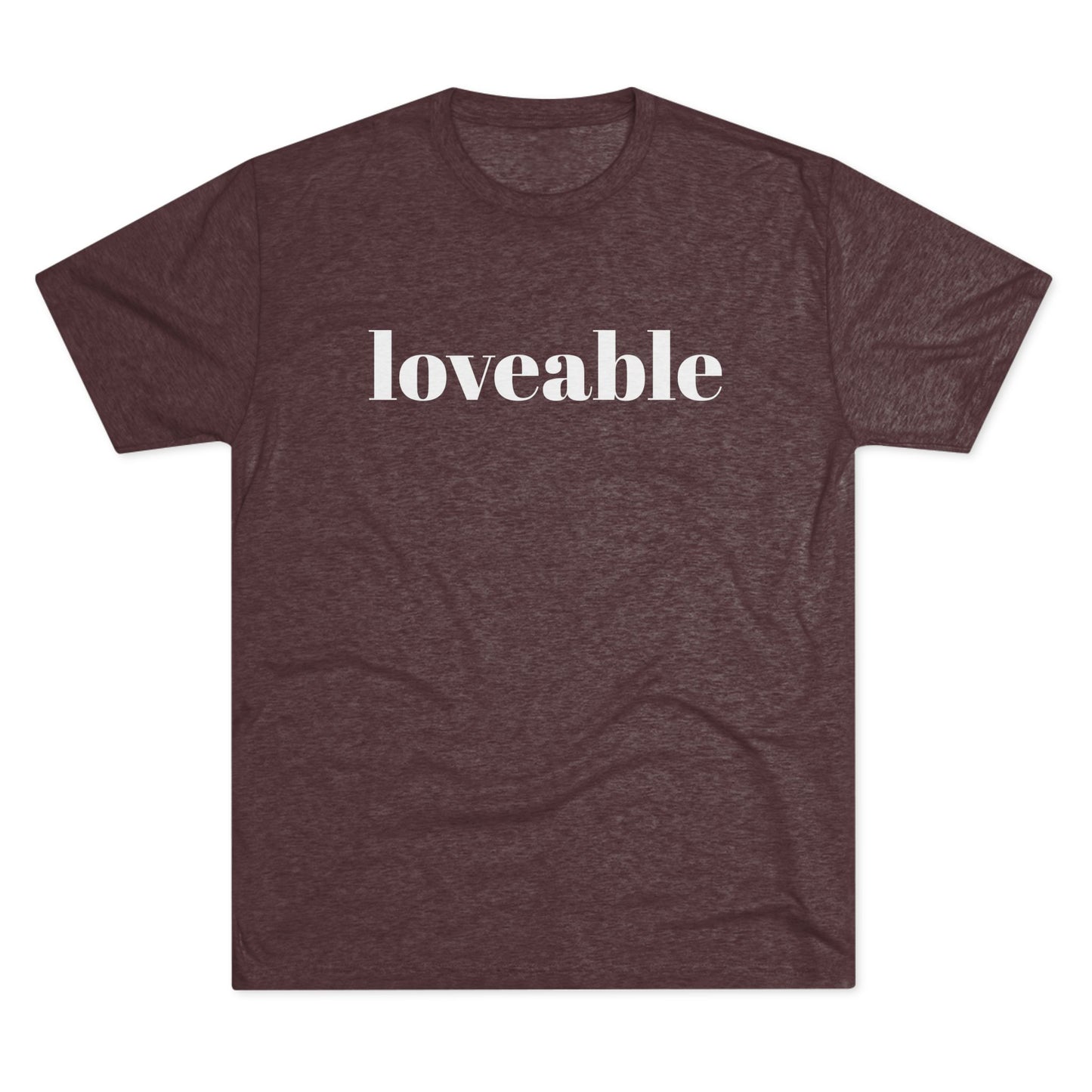 Loveable Tee — Inspirational Graphic T‑Shirt