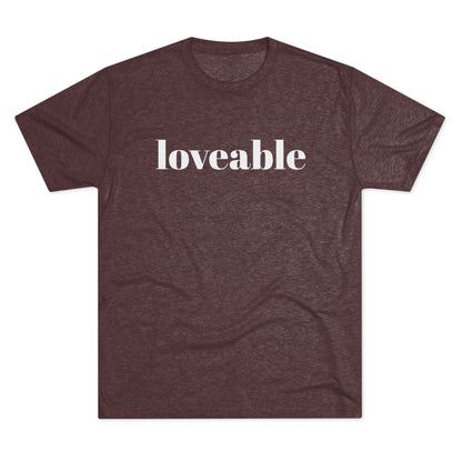 Loveable Tee — Inspirational Graphic T‑Shirt