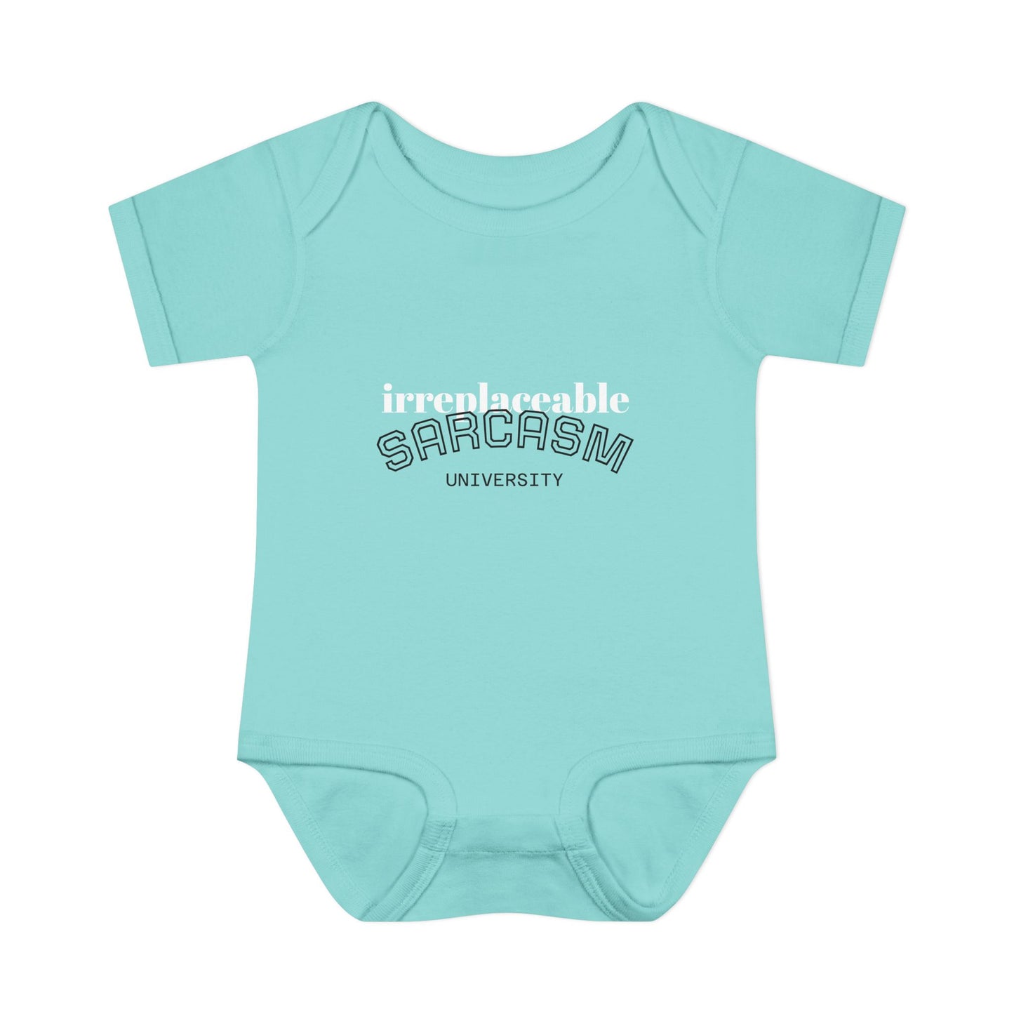 Infant Bodysuit — "Irreplaceable" with Isaiah 43:1 Inspirational Baby Onesie