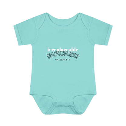 Infant Bodysuit — "Irreplaceable" with Isaiah 43:1 Inspirational Baby Onesie
