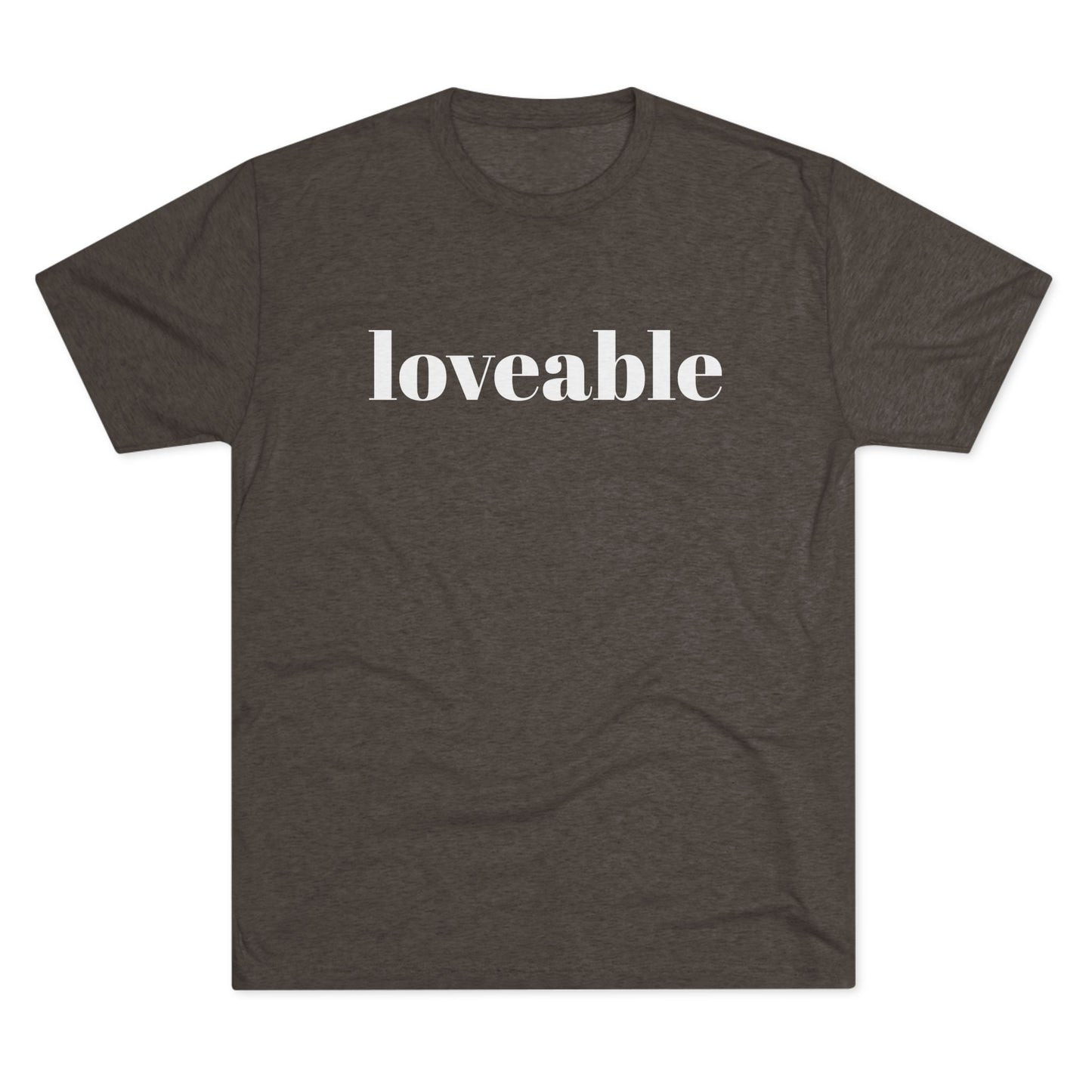 Loveable Tee — Inspirational Graphic T‑Shirt