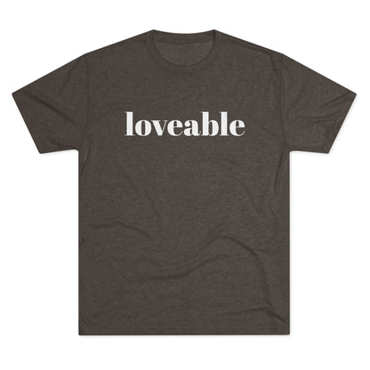 Loveable Tee — Inspirational Graphic T‑Shirt