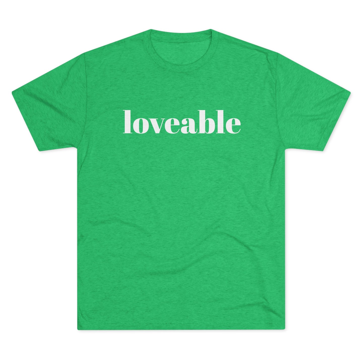 Loveable Tee — Inspirational Graphic T‑Shirt