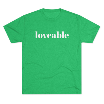 Loveable Tee — Inspirational Graphic T‑Shirt