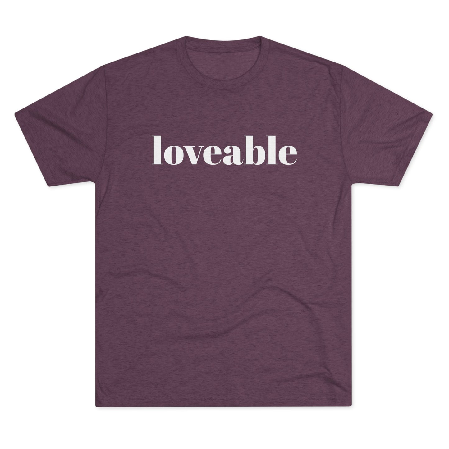 Loveable Tee — Inspirational Graphic T‑Shirt