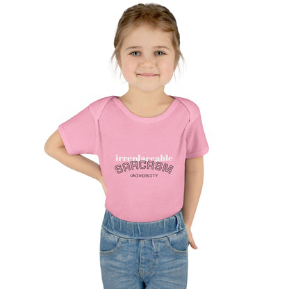 Infant Bodysuit — "Irreplaceable" with Isaiah 43:1 Inspirational Baby Onesie
