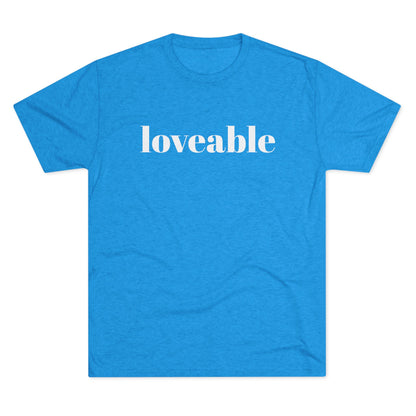 Loveable Tee — Inspirational Graphic T‑Shirt