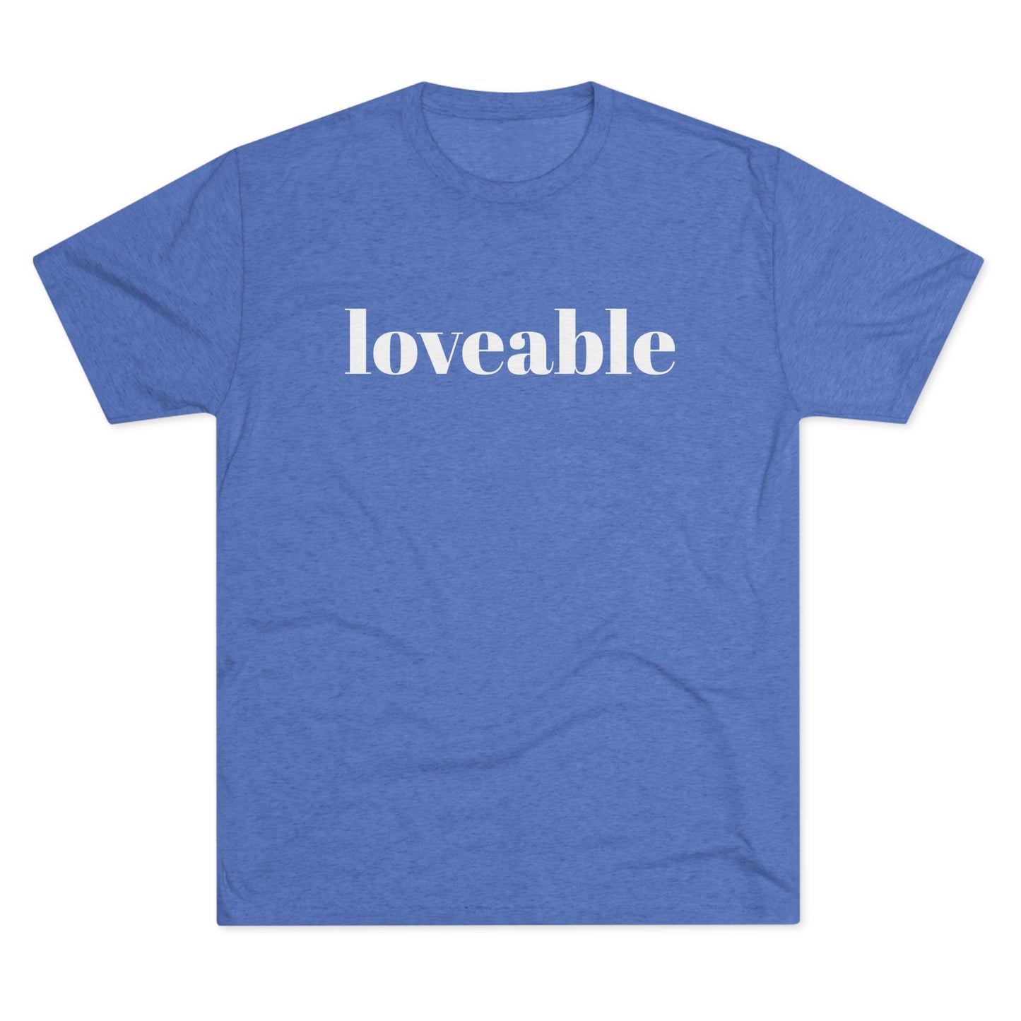 Loveable Tee — Inspirational Graphic T‑Shirt