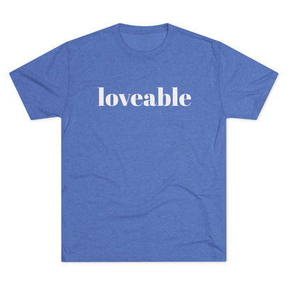 Loveable Tee — Inspirational Graphic T‑Shirt